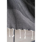 Plaid Jacquard Oslo - Noir - Febronie - The Bradery