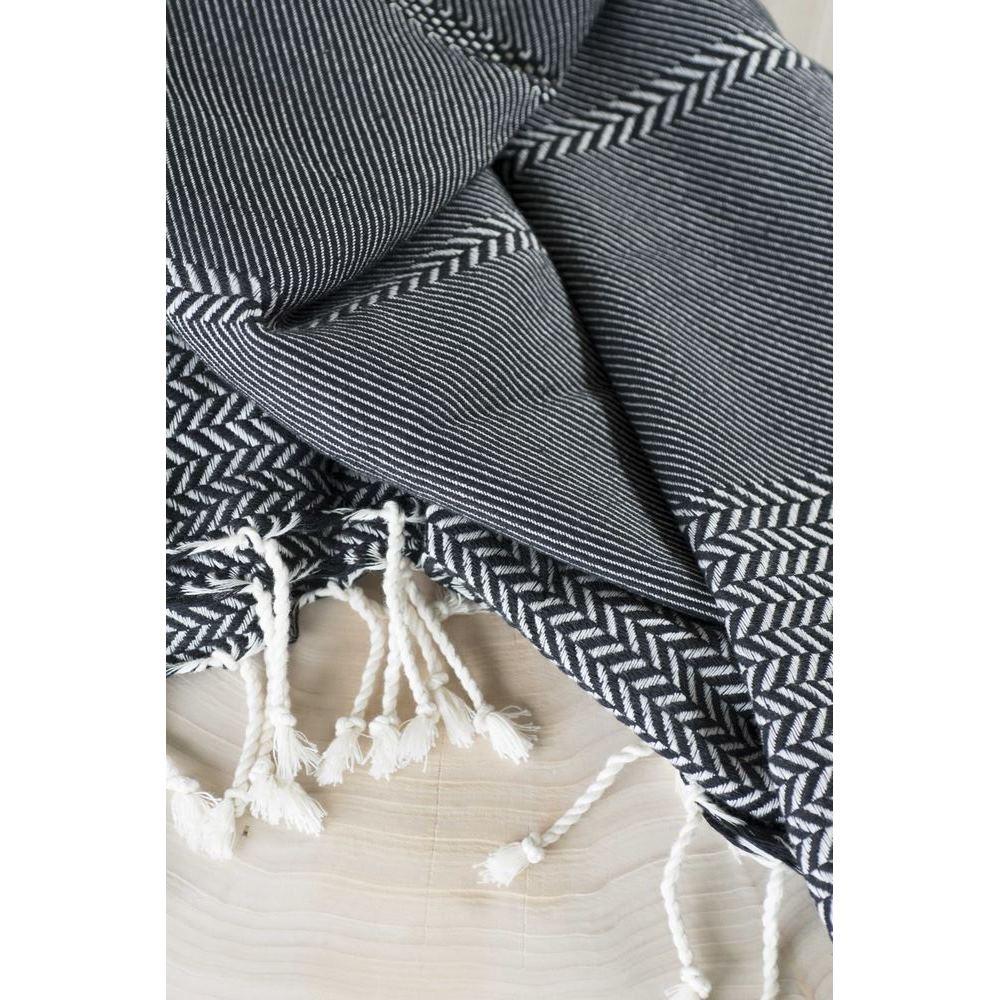 Plaid Jacquard Oslo - Noir - Febronie - The Bradery