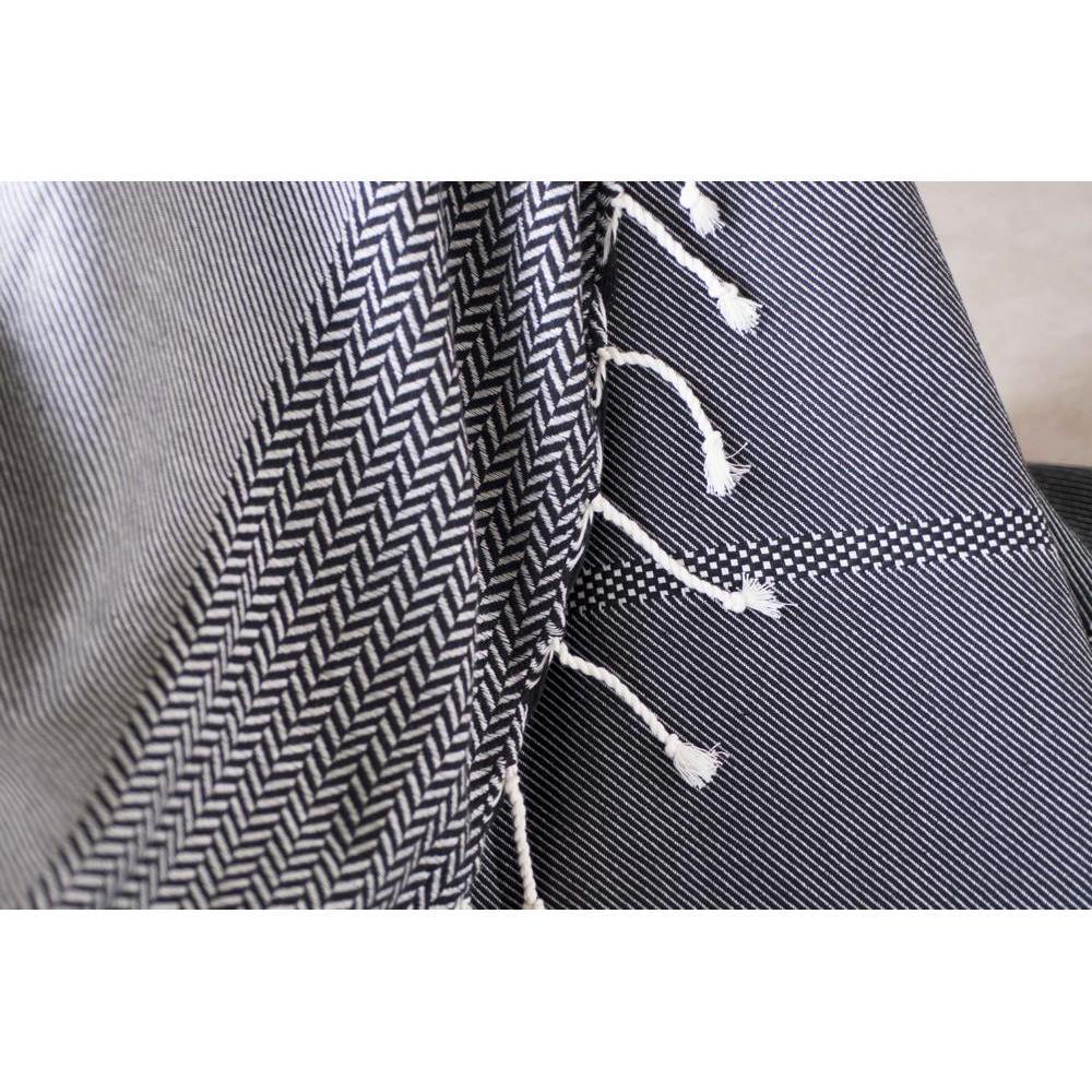 Plaid Jacquard Oslo - Noir - Febronie - The Bradery