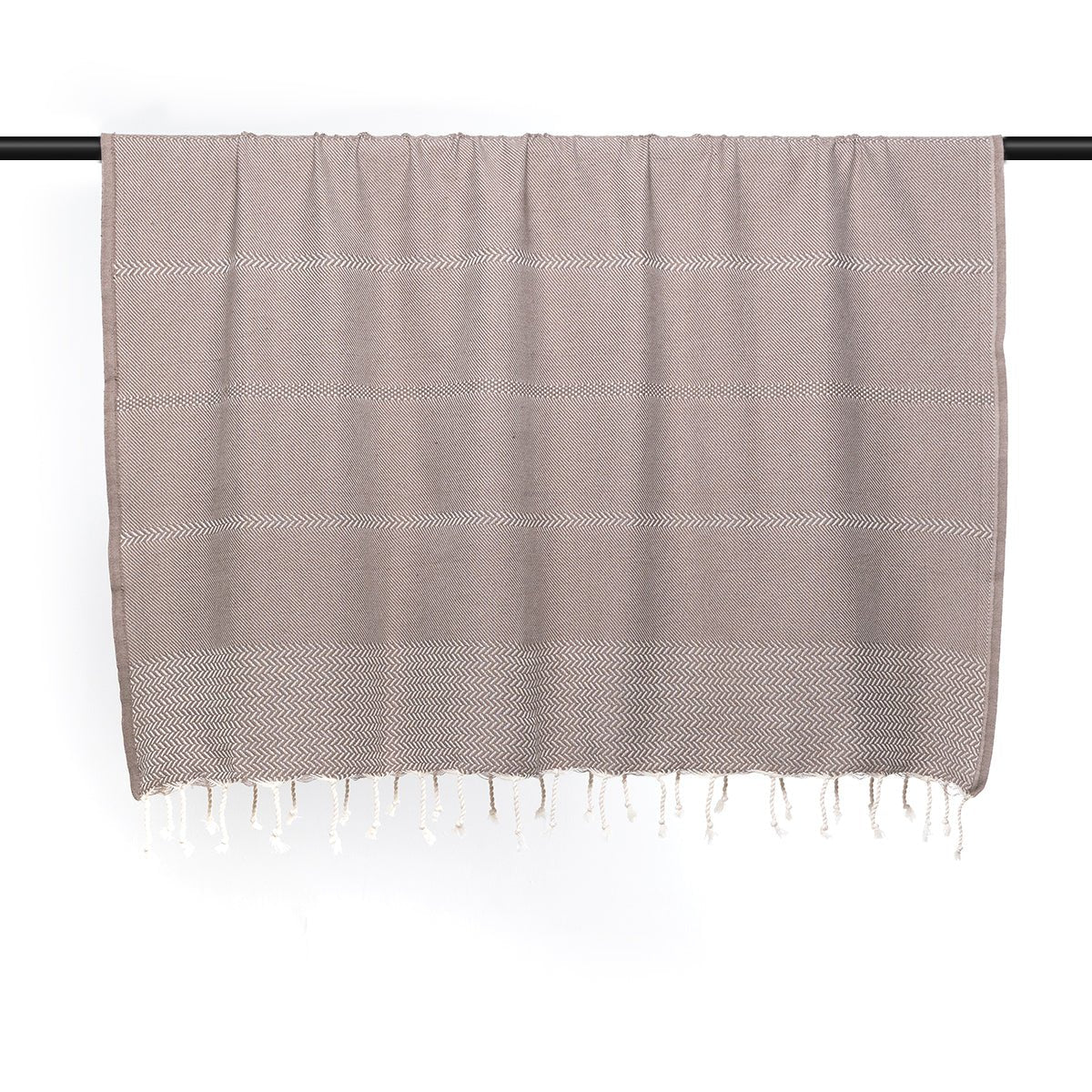 Plaid Jacquard Oslo - Taupe - Febronie - The Bradery