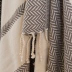Plaid Jacquard Oslo - Taupe - Febronie - The Bradery