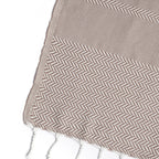Plaid Jacquard Oslo - Taupe - Febronie - The Bradery