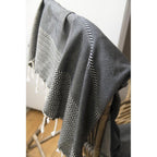 Plaid Oslo Jacquard - 130 X 170 Cm - Noir Plaids > Jacquard Oslo Febronie