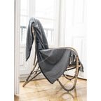 Plaid Oslo Jacquard - 130 X 170 Cm - Noir Plaids > Jacquard Oslo Febronie