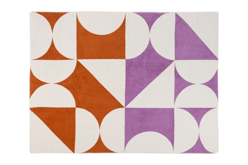 Plaid Tul - Terracotta/Lilas - Noo.ma Design - The Bradery