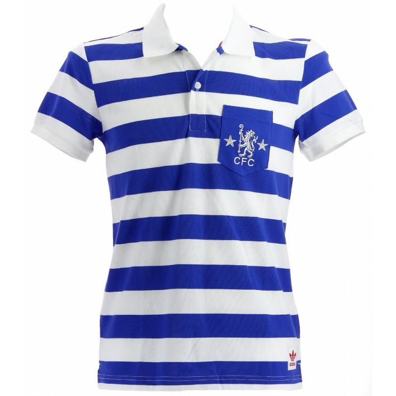 Polo Adidas Originals Chelsea Cfc - Bleu - Homme VETEMENT Adidas