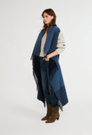 Poncho Auchaud - Bleu - Claudie Pierlot - The Bradery