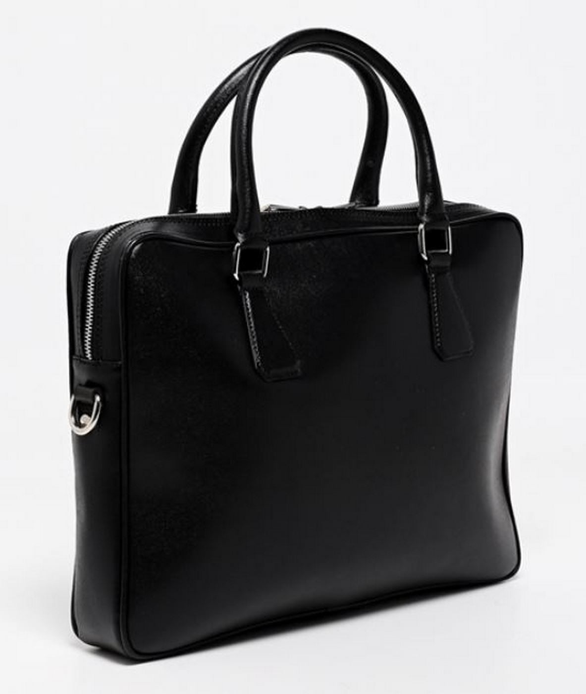 Porte Documents Hugo Noir - Homme PORTE DOCUMENTS Maison Heritage