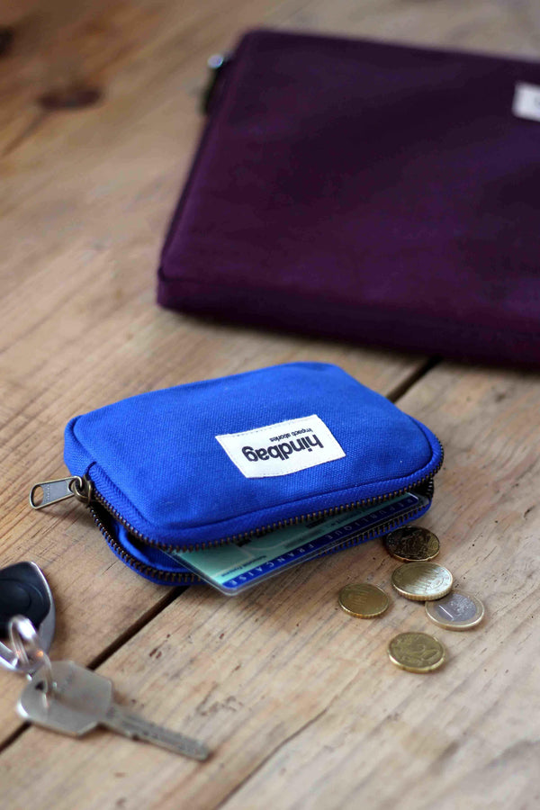 Monedero Lili Azul eléctrico Hindbag2