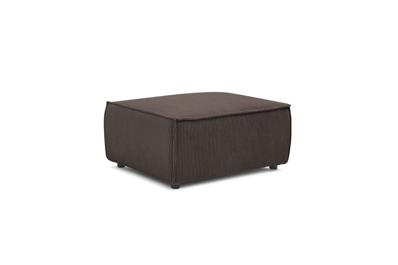 Pouf compact NIHAD velours côtelé - BOBOCHIC - The Bradery