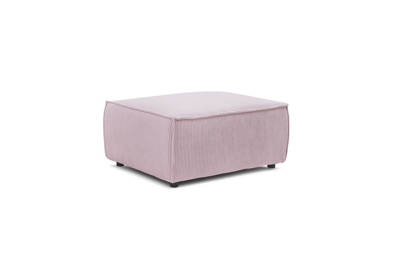 Pouf compact NIHAD velours côtelé - BOBOCHIC - The Bradery