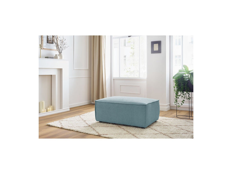 Pouf compact NIHAD velours côtelé - BOBOCHIC - The Bradery