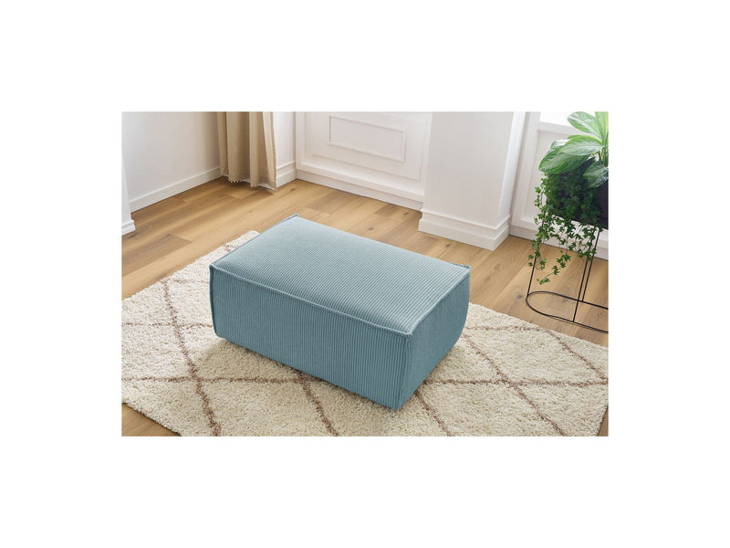 Pouf compact NIHAD velours côtelé - BOBOCHIC - The Bradery