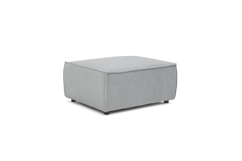 Pouf compact NIHAD velours côtelé - BOBOCHIC - The Bradery