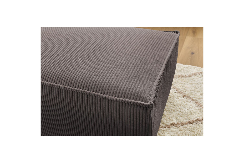 Puf compacto NIHAD de pana - BOBOCHIC - The Bradery