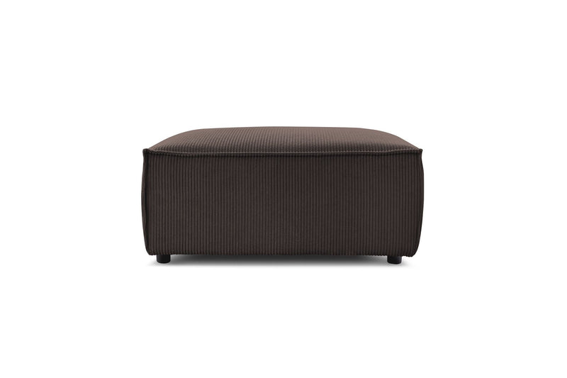 Pouf compact NIHAD velours côtelé - BOBOCHIC - The Bradery