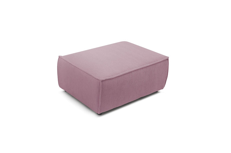 Pouf compact NIHAD velours côtelé - BOBOCHIC - The Bradery