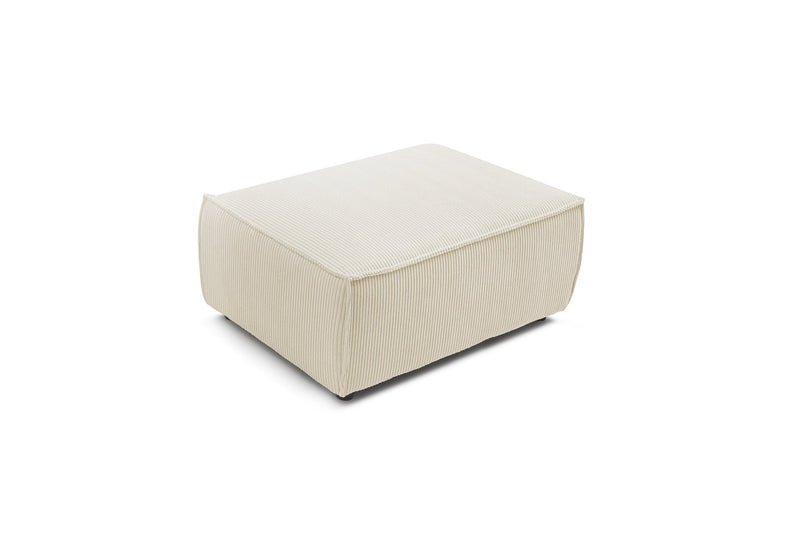 Pouf compact NIHAD velours côtelé - BOBOCHIC - The Bradery