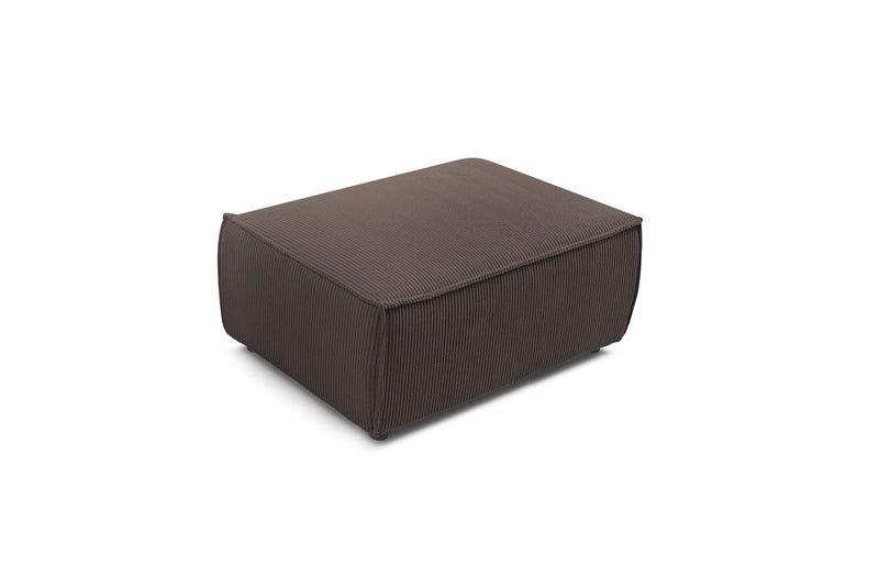 Pouf compact NIHAD velours côtelé - BOBOCHIC - The Bradery