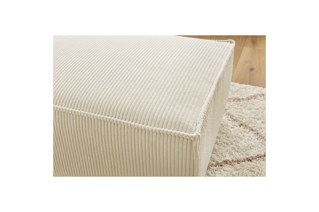 Puf compacto NIHAD de terciopelo acanalado - BOBOCHIC - The Bradery