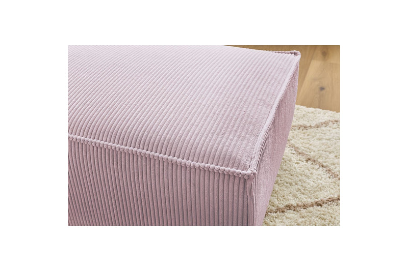 Pouf compact NIHAD velours côtelé - BOBOCHIC - The Bradery