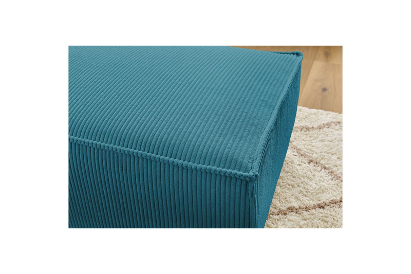 Pouf compact NIHAD velours côtelé - BOBOCHIC - The Bradery