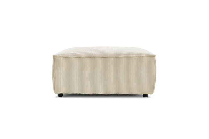 Pouf compact NIHAD velours côtelé - BOBOCHIC - The Bradery