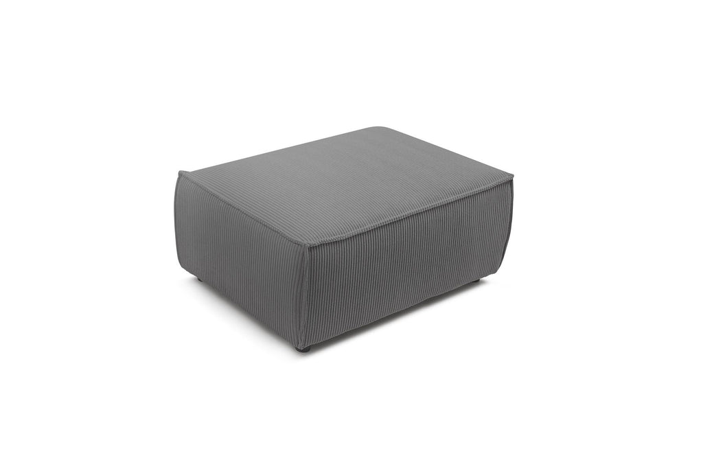 Puf compacto NIHAD de pana - BOBOCHIC - The Bradery