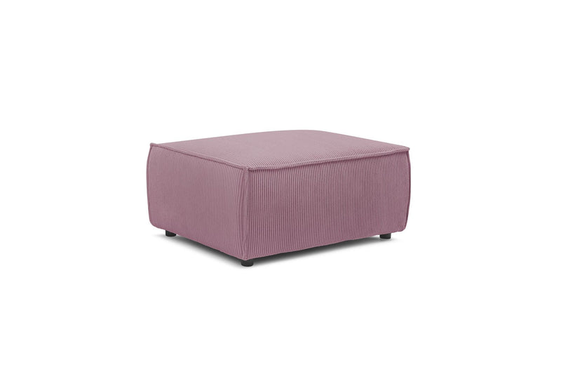 Pouf compact NIHAD velours côtelé - BOBOCHIC - The Bradery