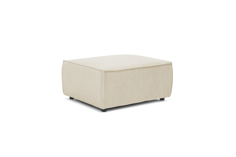 Pouf compact NIHAD velours côtelé - BOBOCHIC - The Bradery