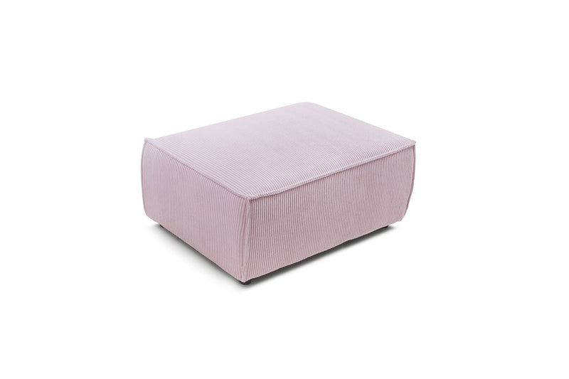 Pouf compact NIHAD velours côtelé - BOBOCHIC - The Bradery