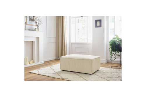 Pouf compact NIHAD velours côtelé - BOBOCHIC - The Bradery