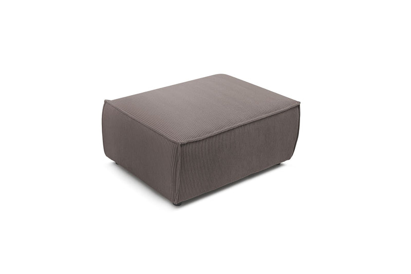 Pouf compact NIHAD velours côtelé - BOBOCHIC - The Bradery