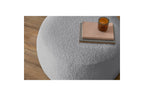 Puf ENVY redondo de tejido bouclé suave - BOBOCHIC - The Bradery