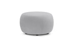 Puf ENVY redondo de tejido bouclé suave - BOBOCHIC - The Bradery