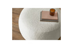 Puf ENVY redondo de tejido bouclé suave - BOBOCHIC - The Bradery