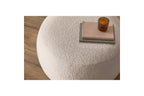 Puf ENVY redondo de tejido bouclé suave - BOBOCHIC - The Bradery