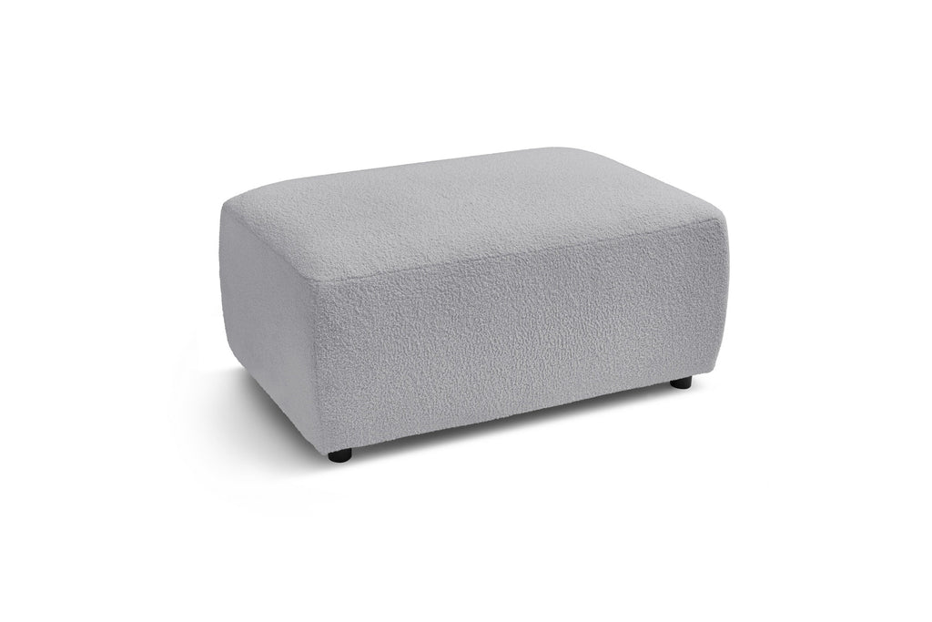 Soft bouclé fabric ENVY pouffe - BOBOCHIC - The Bradery
