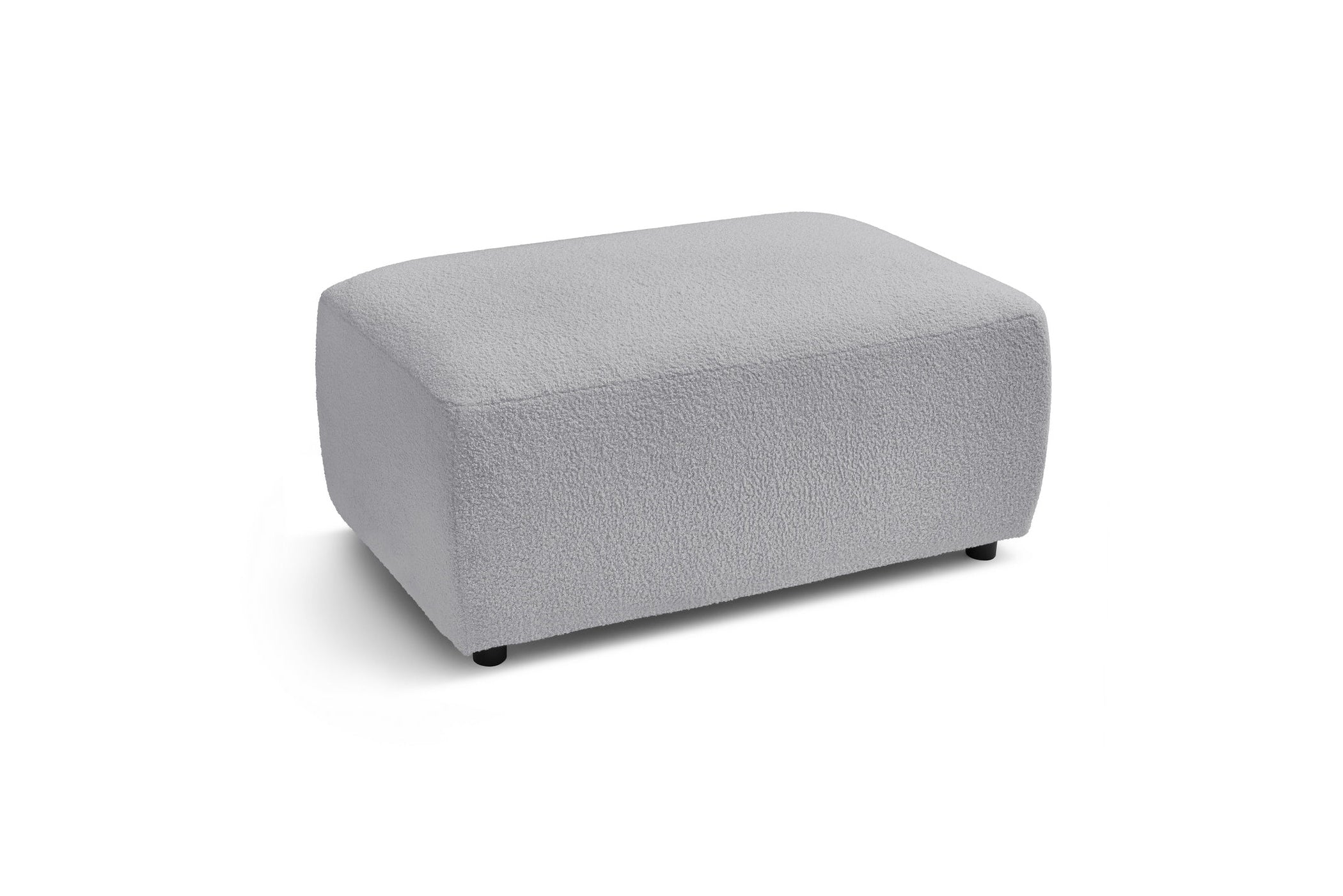 Soft bouclé fabric ENVY pouffe - BOBOCHIC - The Bradery