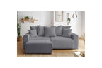 Soft bouclé fabric ENVY pouffe - BOBOCHIC - The Bradery