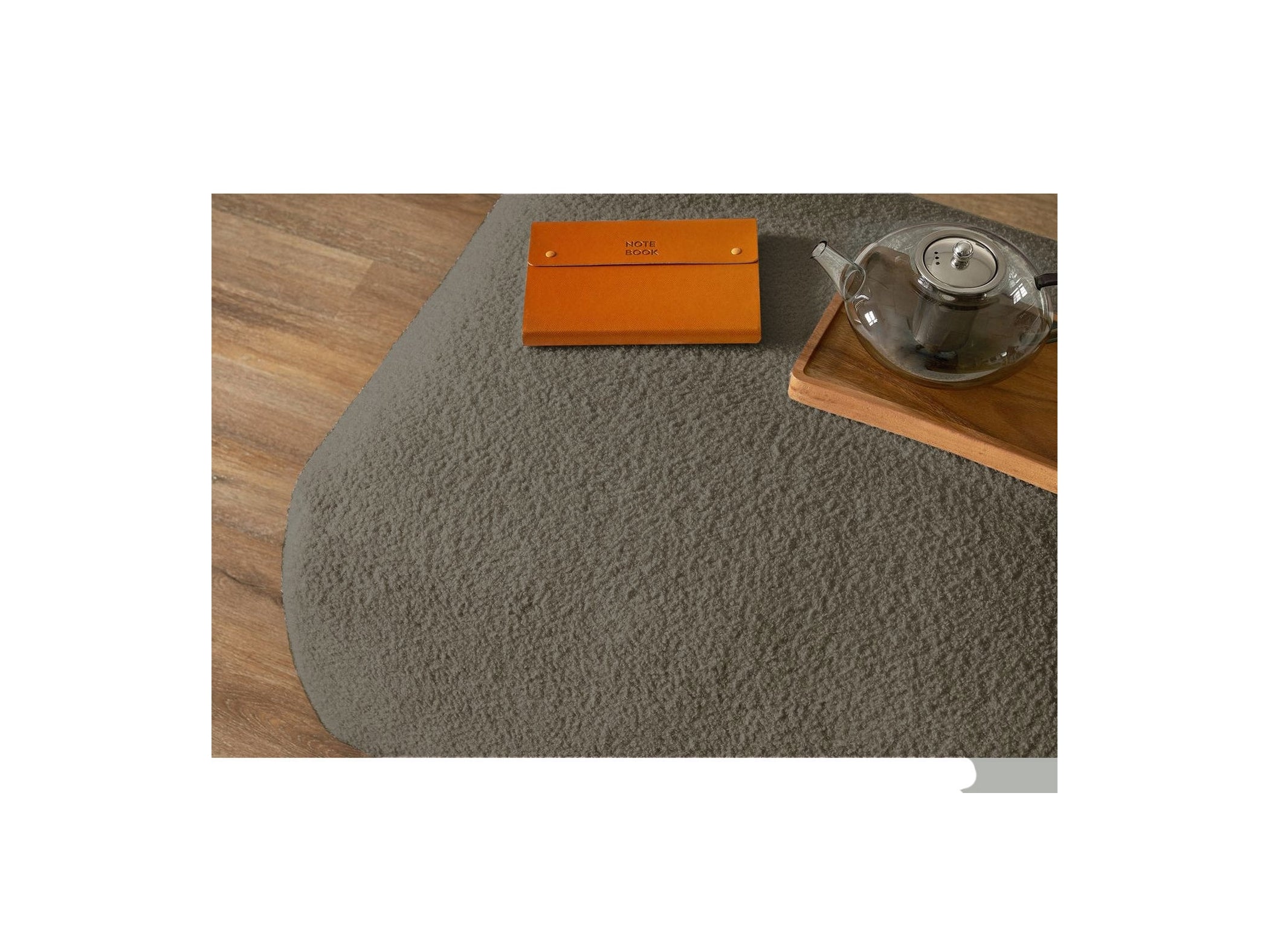 Soft bouclé fabric ENVY pouffe - BOBOCHIC - The Bradery