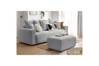 Soft bouclé fabric ENVY pouffe - BOBOCHIC - The Bradery