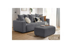 Soft bouclé fabric ENVY pouffe - BOBOCHIC - The Bradery