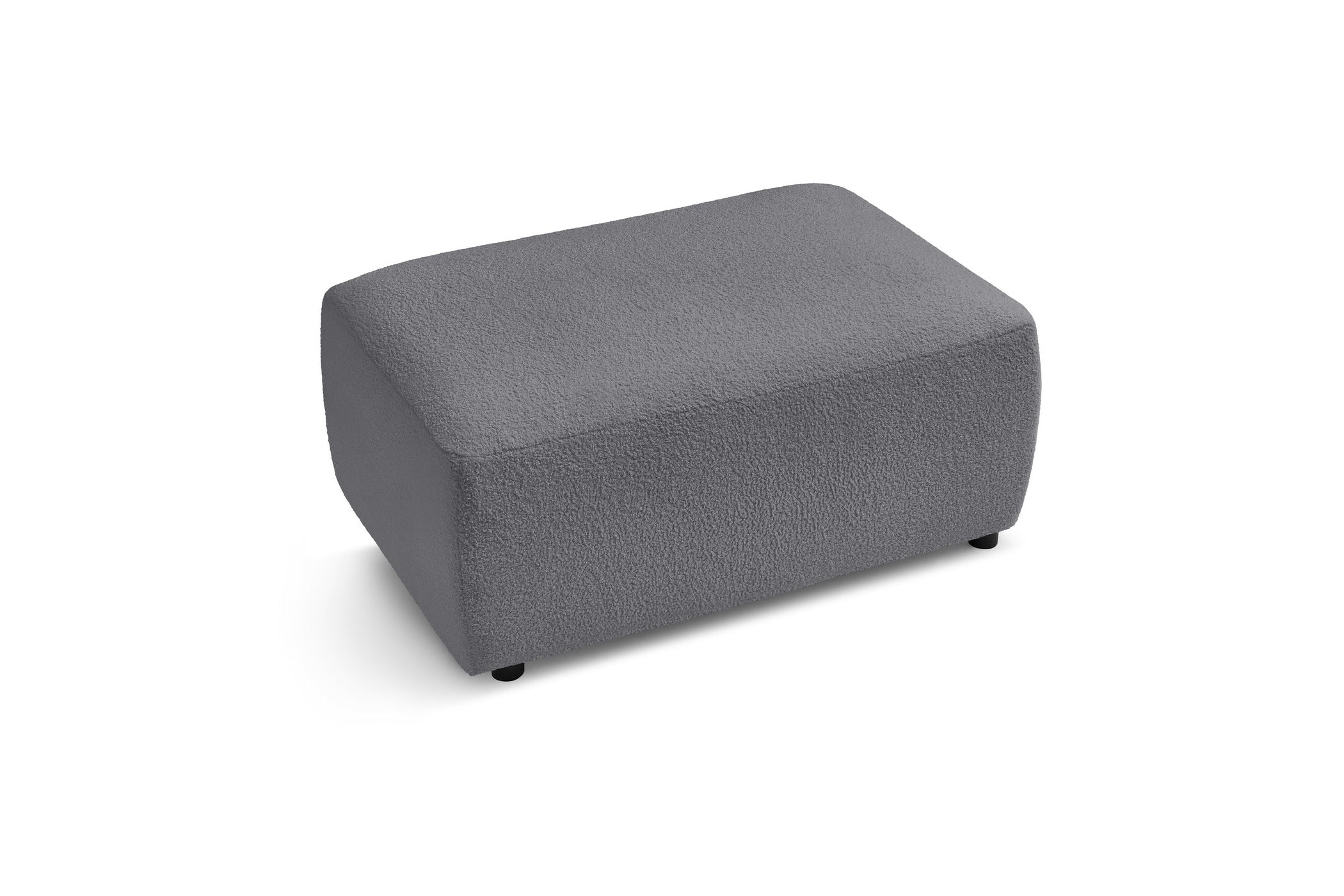 Soft bouclé fabric ENVY pouffe - BOBOCHIC - The Bradery