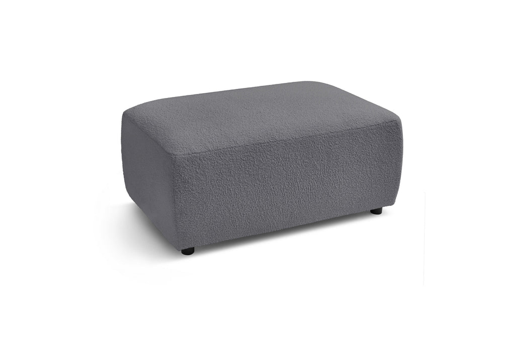 Soft bouclé fabric ENVY pouffe - BOBOCHIC - The Bradery
