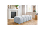 MONT WHITE velvet pouffe - BOBOCHIC - The Bradery
