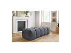 MONT WHITE velvet pouffe - BOBOCHIC - The Bradery
