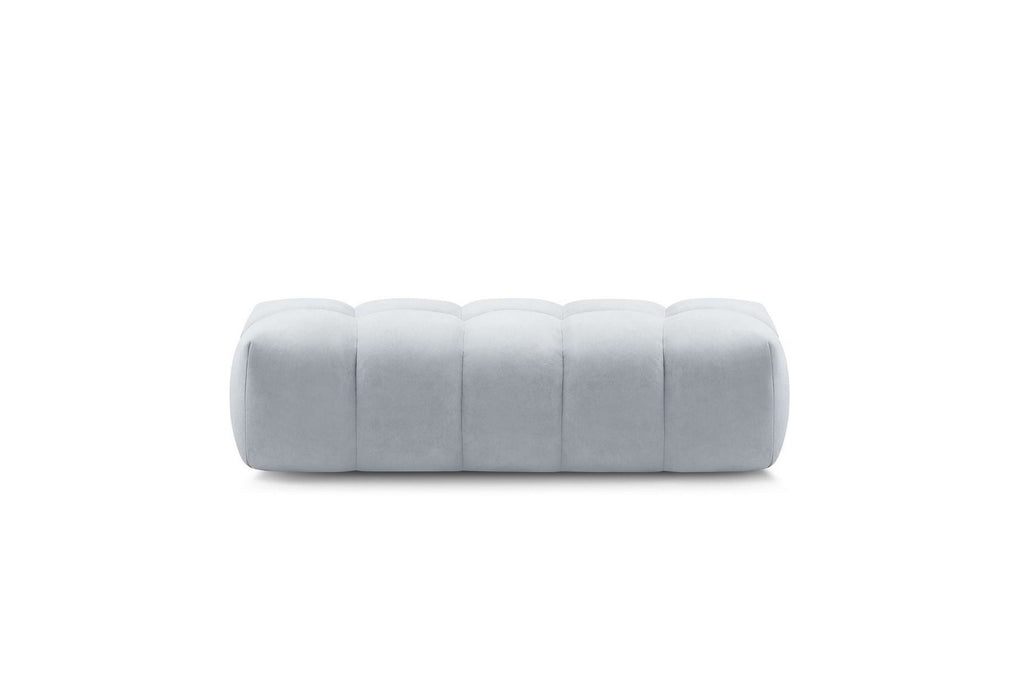 MONT WHITE velvet pouffe - BOBOCHIC - The Bradery