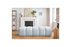 MONT WHITE velvet pouffe - BOBOCHIC - The Bradery