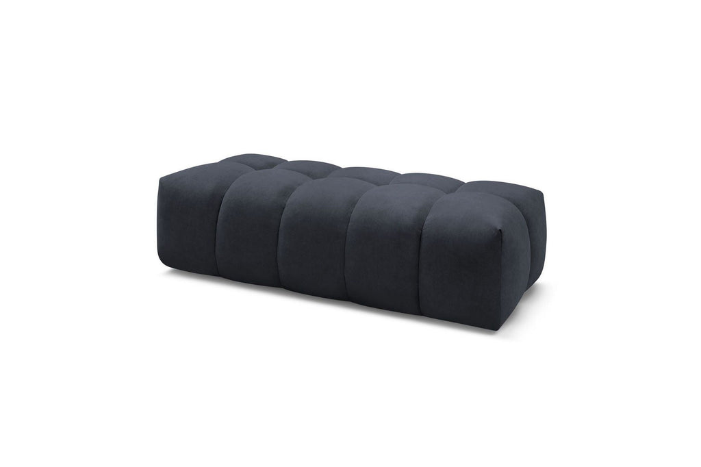 MONT WHITE velvet pouffe - BOBOCHIC - The Bradery